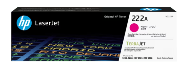 HP 222A Magenta LaserJet Toner for 3303fdw
